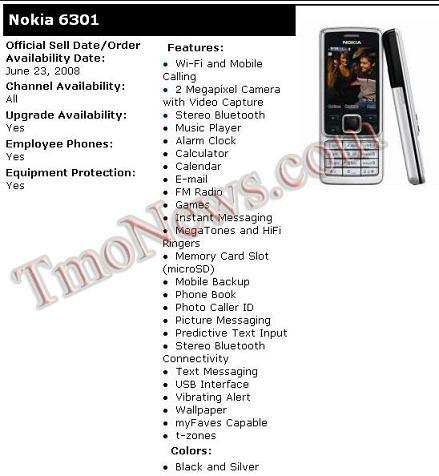Upcoming Phones update – 6301 Coming Soon!