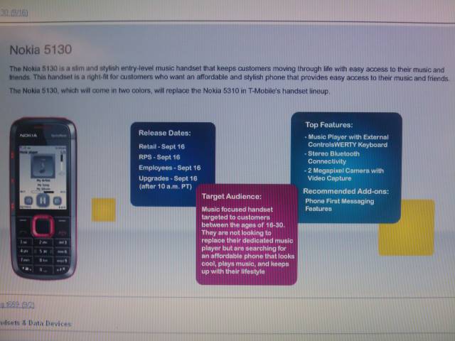 Nokia 5130 Playing On September 16th