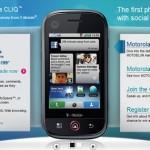 Motorola Cliq Now Available For Pre-Order