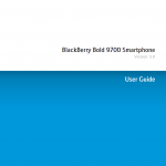 T-Mobile BlackBerry Bold 9700 Manual & Start Guide