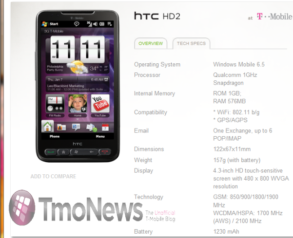 T-Mobile HTC HD2_Part1_wm
