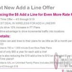 T-Mobile Even More Family Talk Promotion For $5?