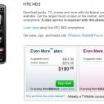 T-Mobile HTC HD2 Now Available