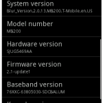 Motorola Cliq Running Android 2.1 Spotted In Wild?