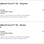 BlackBerry Curve 3G Now Available
