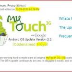myTouch3G Update Continues Through December 15th