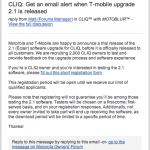 Motorola Looking For Limited Beta Testers Of Android 2.1 Eclair