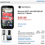 Motorola DEFY In The Wild, Up For Pre-Order At Wirefly