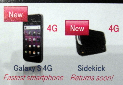 sidekick 4g android. the upcoming Sidekick 4G.