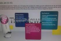 T-Mobile To Launch T-Mobile Jet 2.0 4G On March 23rd