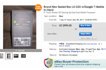 T-Mobile G2X Already Up On Ebay, Yours For $999