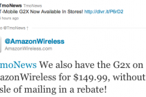 Deal Alert: Amazon Wireless Offering The G2X For $149.99 No Rebate