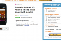 Deal Alert: Amazon Offering Sidekick 4G For $29.99, G2x For $79.99