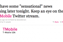T-Mobile To Post “Sensational News Tonight!”
