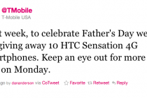 T-Mobile Tweets Father’s Day Sensation 4G Giveaway