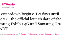 T-Mobile Announces Samsung Exhibit 4G And Gravity Smart Release Dates