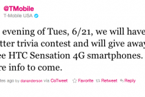 T-Mobile Teases Twitter Contest, Sensation 4G Prizes