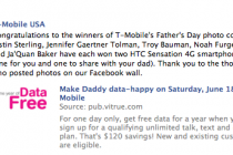 T-Mobile Announces Winners Of Facebook Father’s Day 2011 Photo Contest