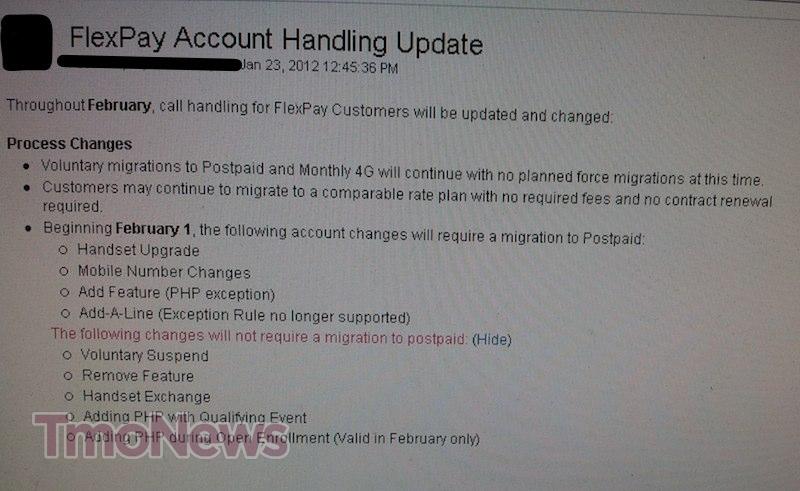 FlexPay Account Changes Coming February 1st