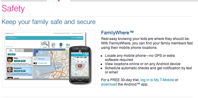 T-Mobile Adds FamilyWhere Check-In Service, Keep Tabs On The Family T-Mobile Adds FamilyWhere Check-In Service, Keep Tabs On The Family