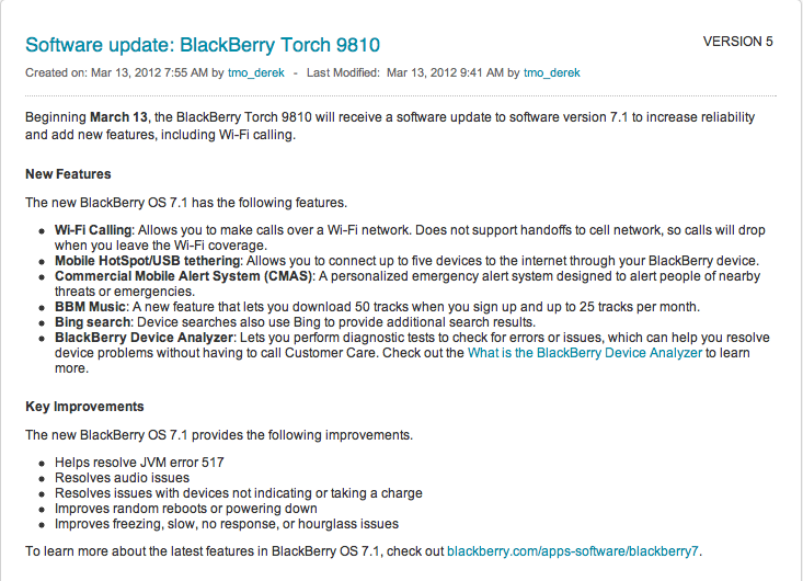 Tether For Blackberry *Free* *Working*