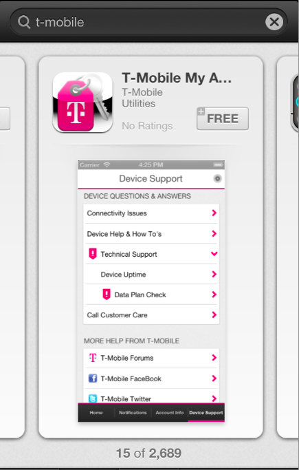 T-Mobile My Account App Now Available In iTunes Store ...
