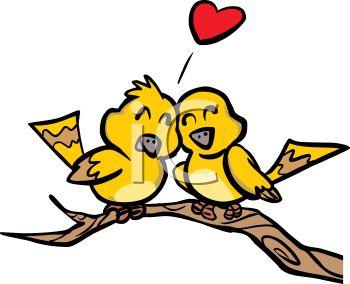 0511-0812-1500-5638_Love_Birds_Sitting_in_a_Tree_clipart_image