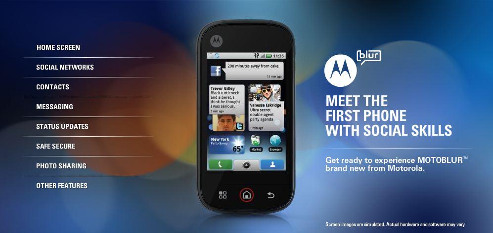 Motorola Cliq Coming Loaded With Apps Tmonews