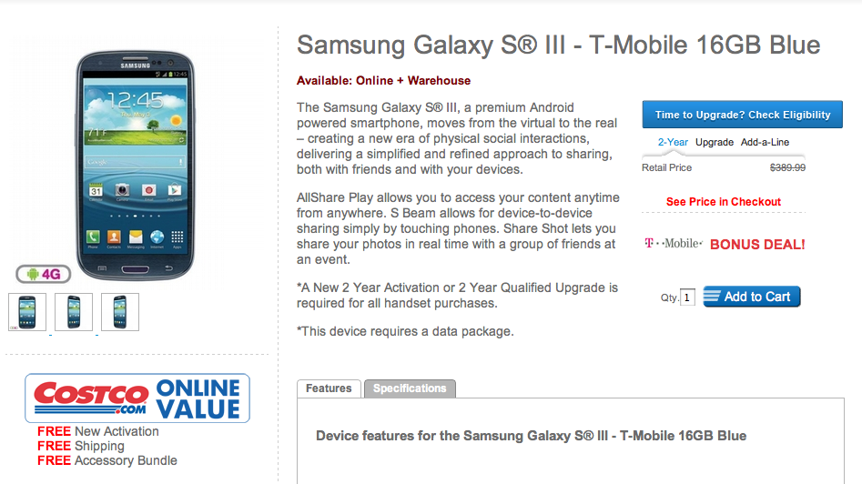 costco-puts-t-mobile-16gb-pebble-blue-galaxy-s-iii-up-for-sale-on