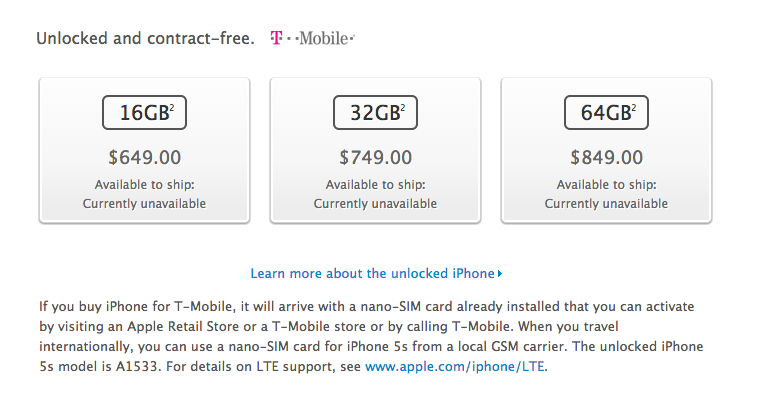 iphone 5 no contract sim