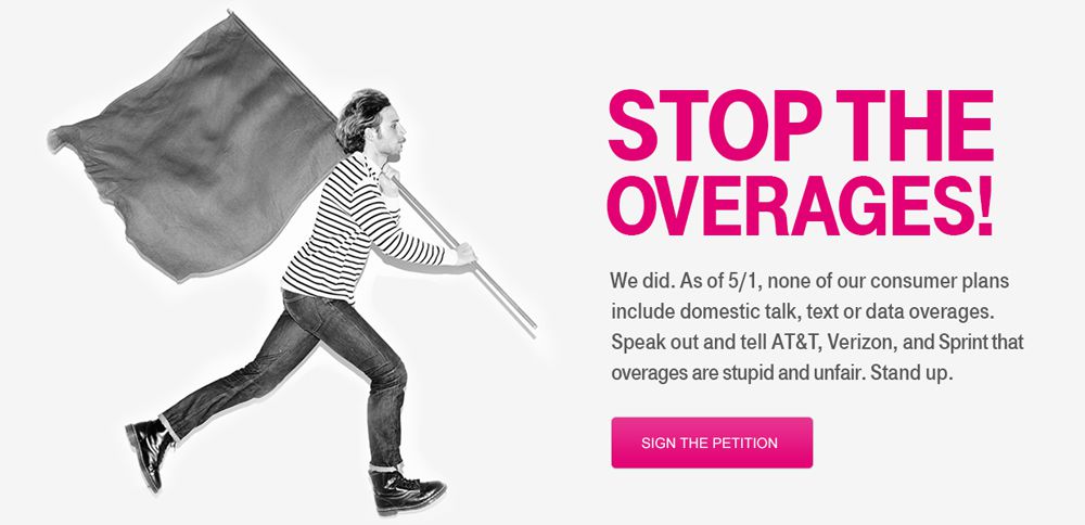 T-Mobile to end overage fees for its customers, urges ...
