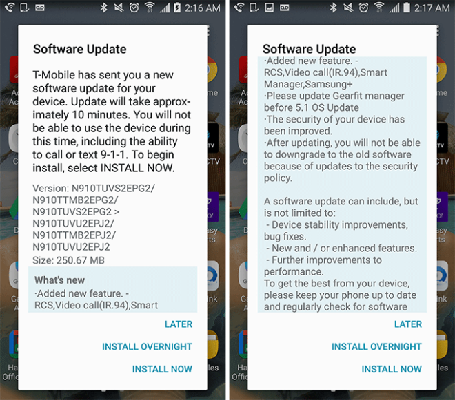 tmobilenote4octoberupdate