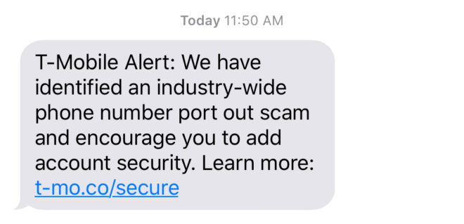 tmobileportoutscamtext