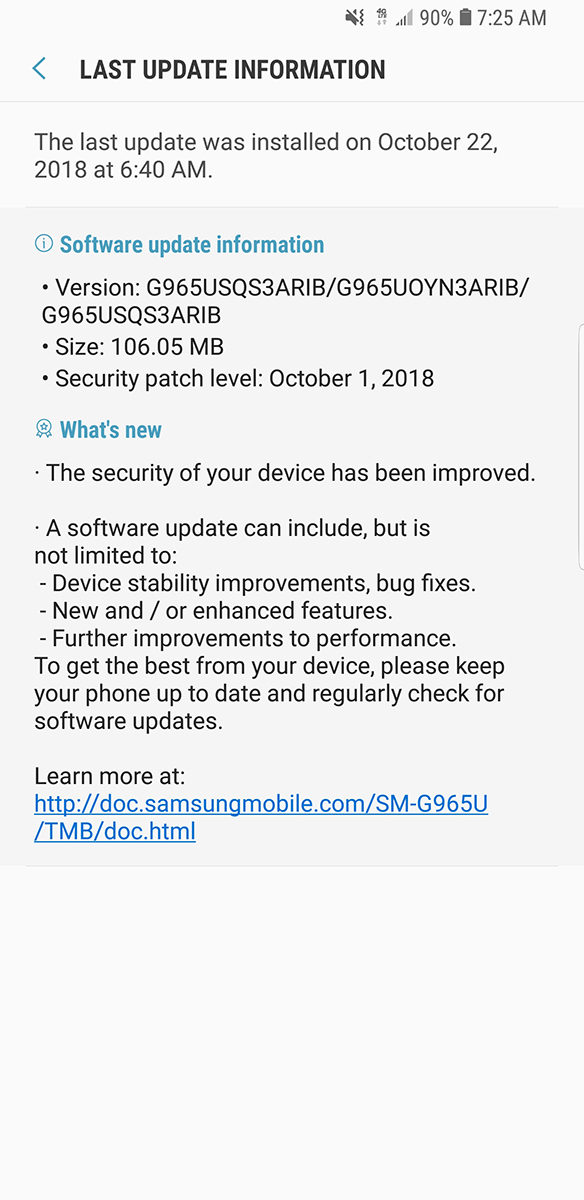 galaxys9updateoct2018