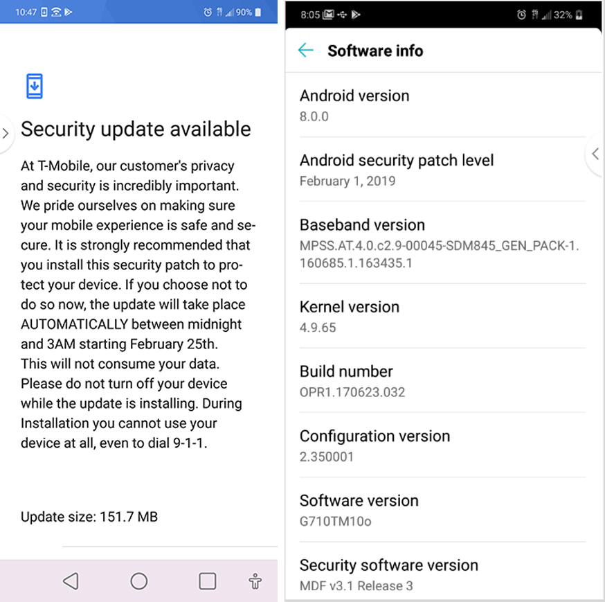T-Mobile's LG G7 ThinQ now receiving software update - TmoNews