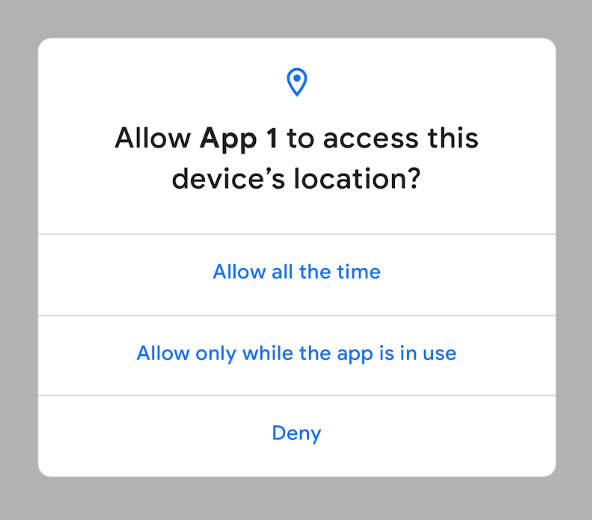 android-q-location-access