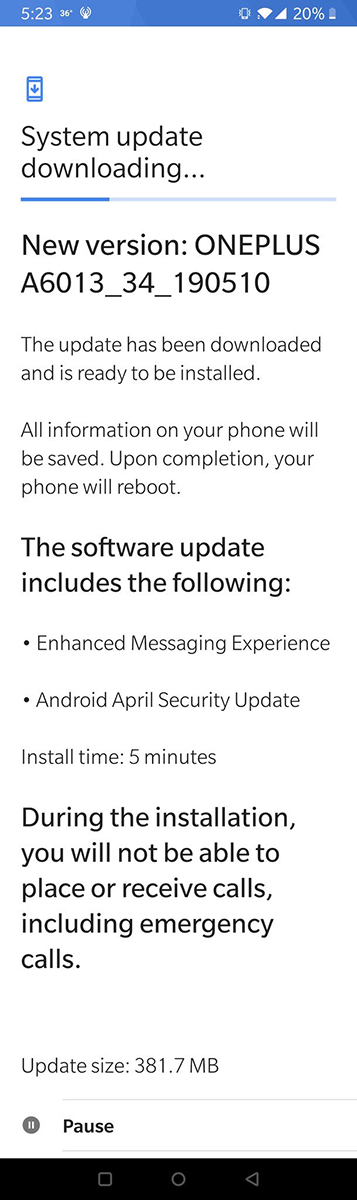 tmo-oneplus-6t-update-may-2019