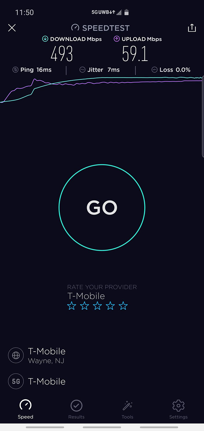 TMobile 5G network puts up 493Mbps in speed test TmoNews