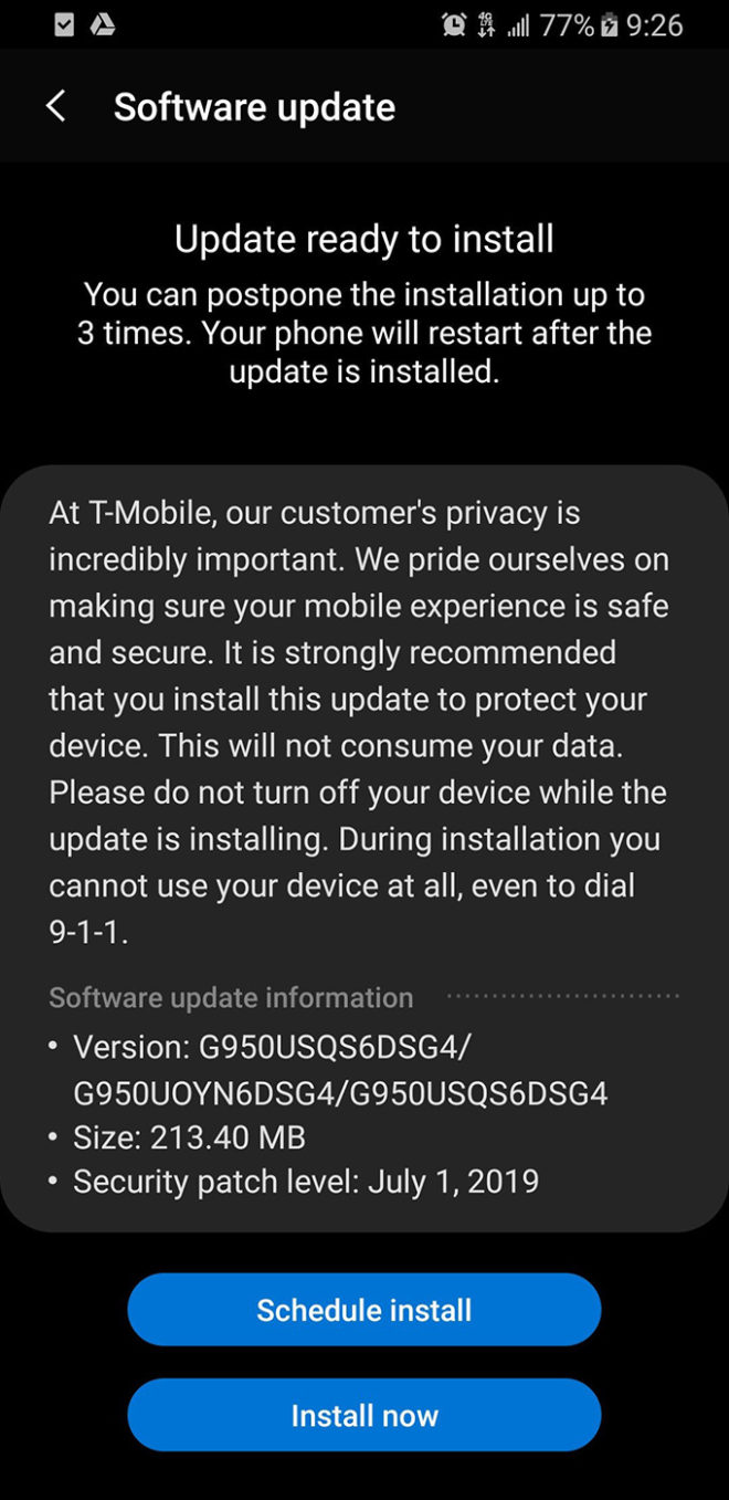 tmobile-galaxy-s8-update-july-2019