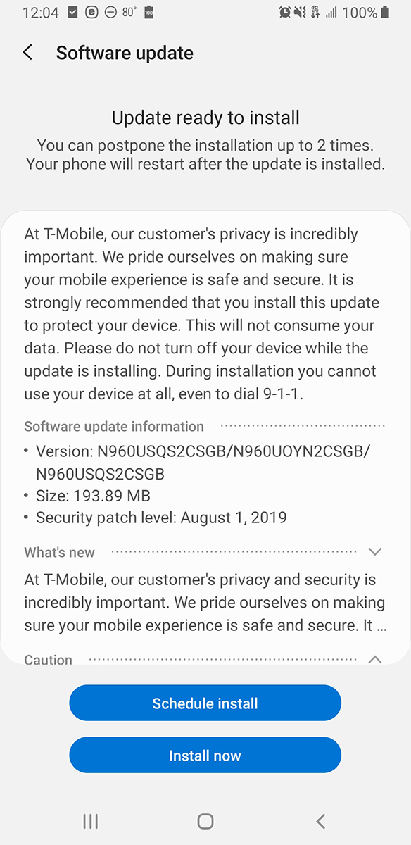 tmobile-galaxy-note-9-august-update