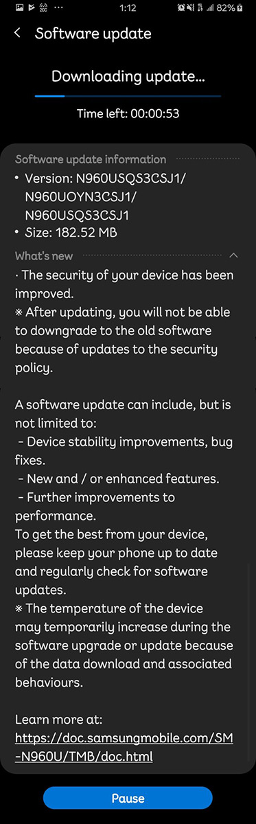 tmobile-note-9-update-nov