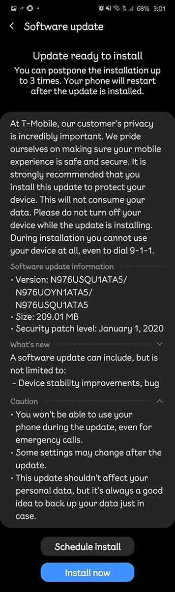Samsung Galaxy Note10 Update To Android 10 Tcellular Samsung Galaxy Note10 Update To Android 10 Tcellular