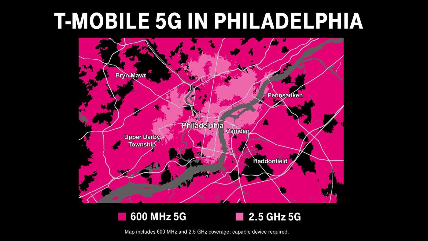 T-Mobile network begins combining with Sprint, 2.5GHz 5G goes live in