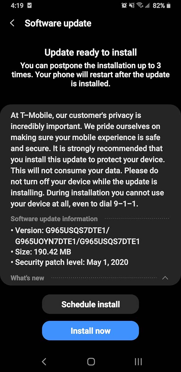 t-mobile-galaxy-s9-update-may-2020