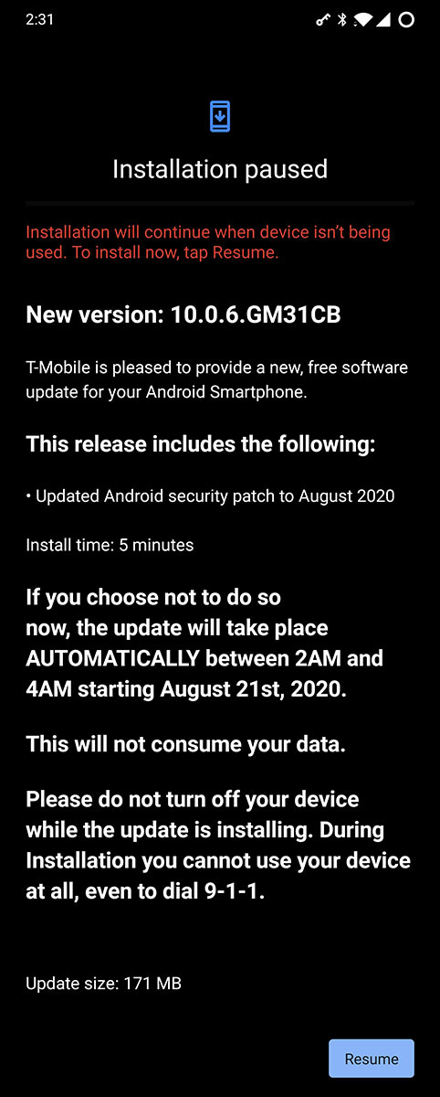 tmobile-oneplus-7-pro-update-august