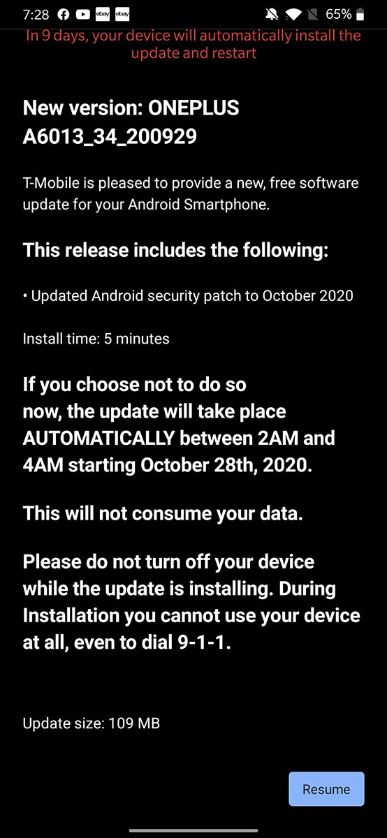 tmobile-oneplus-6t-update-october