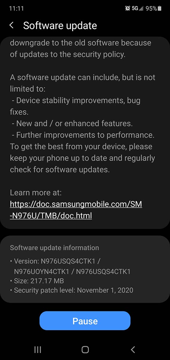 tmobile-note-10-plus-5g-update-november-2020