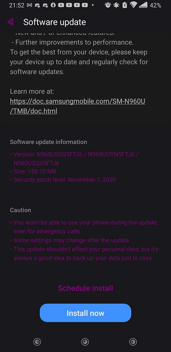 tmobile-note-9-update-November-2020