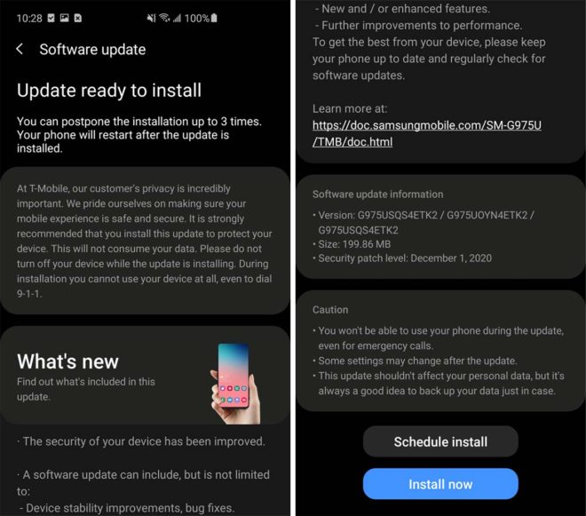 tmobile-galaxy-s10-plus-december-update