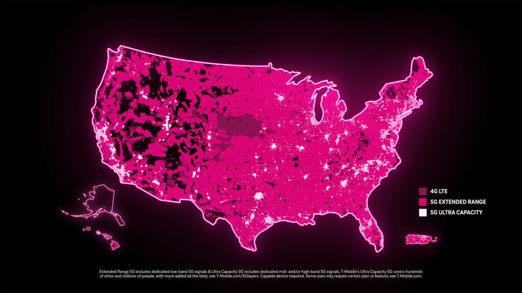 t mobile wireless home internet coverage map